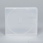 Clear Poly Single CD Case. Full out